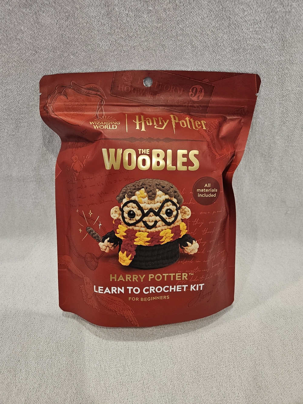 NEW The Woobles x Harry Potter Learn To Crochet Kit Beginner Friendly
